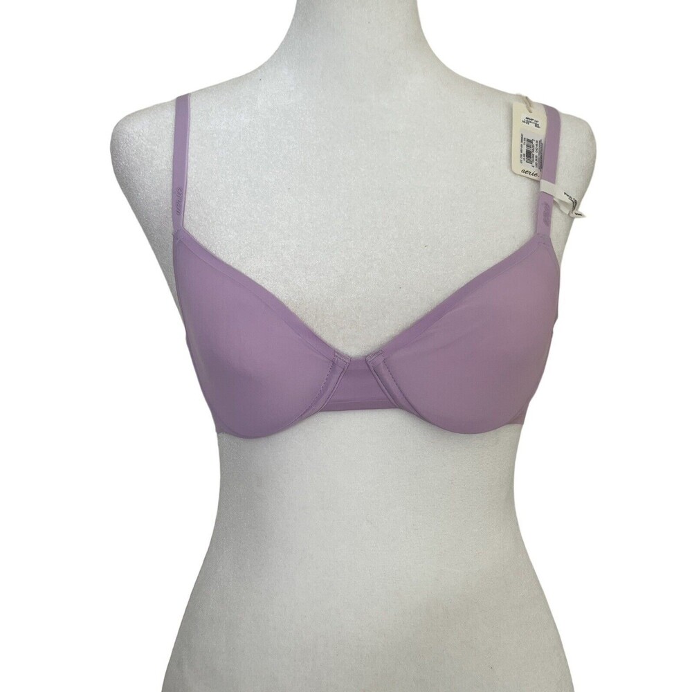Aerie Smoothez Bra 32B Full Coverage lavender